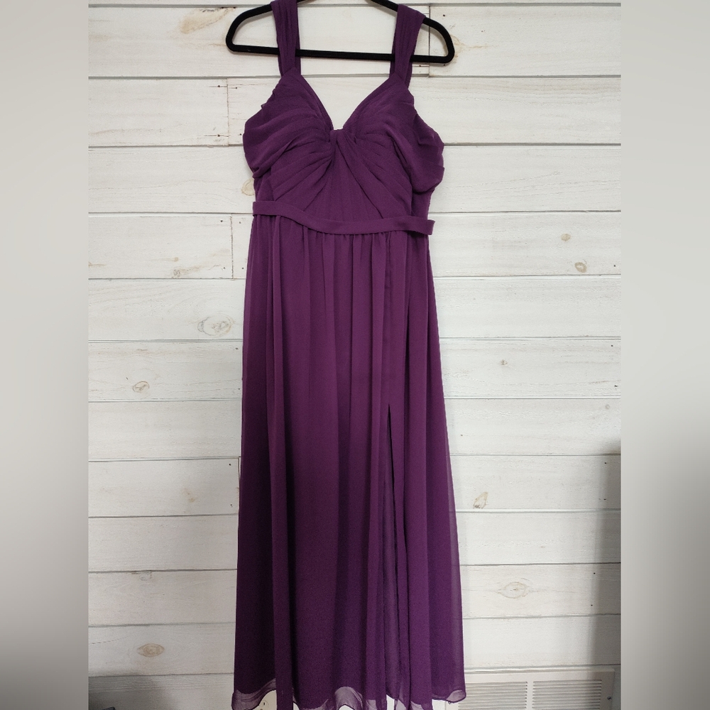 Azazie Evie Bridesmaid Dress - Grape - Custom size